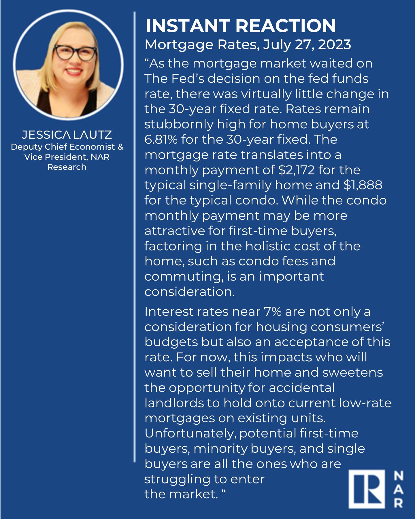 Instant Reaction Mortgage Rates July 27 2023