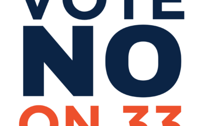 Help protect property rights – Vote NO on Prop 33!